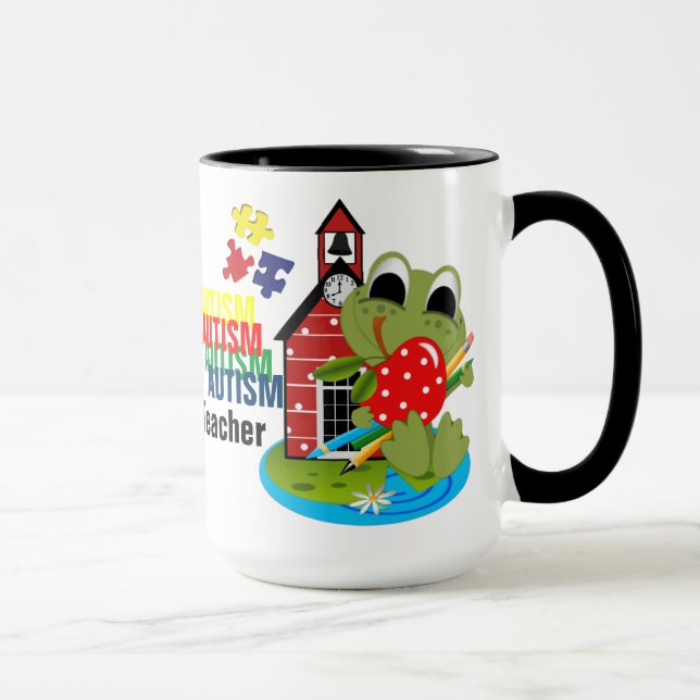 L'enseignant d'autisme Ringer Mug (Droite)