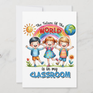 L'enseignant L'avenir Du Monde Est Dans Ma Classe