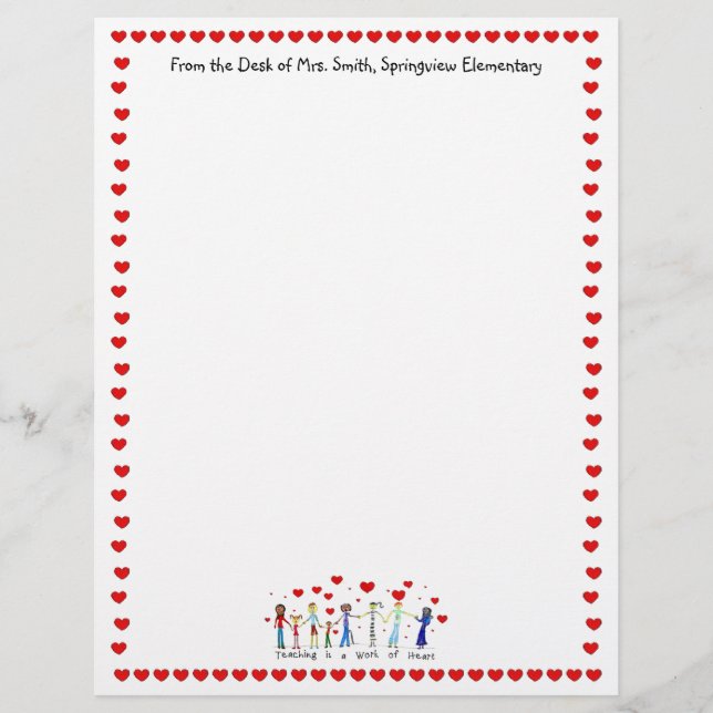 L'enseignement est une oeuvre de coeur (Devant)