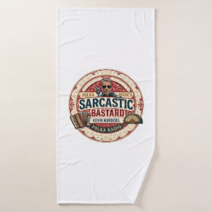 L'ensemble de serviettes Sarcastic Bastard