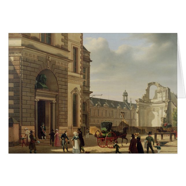 L'entrée à Musee de Louvre et St (Devant horizontal)