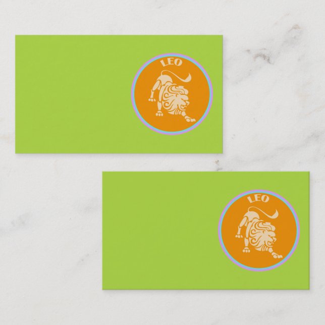 Leo Carte de visite (Devant / Derrière)