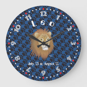 Leo du 23 juillet au 22 août Horloge murale