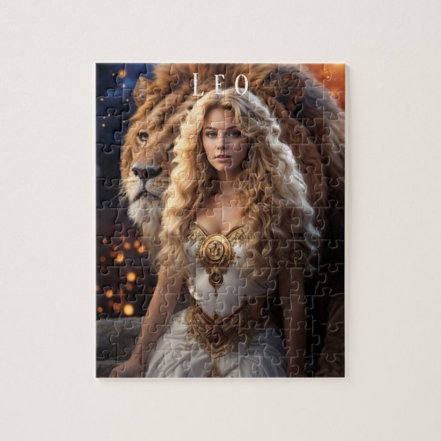 Leo Femme Jigasw Puzzle (Vertical)