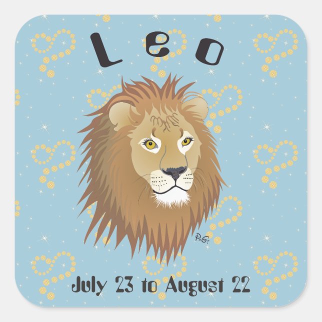 Leo July 23 à août 22 Stickers (Devant)