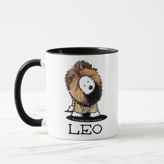 LEO Lion Westie Mug (Gauche)