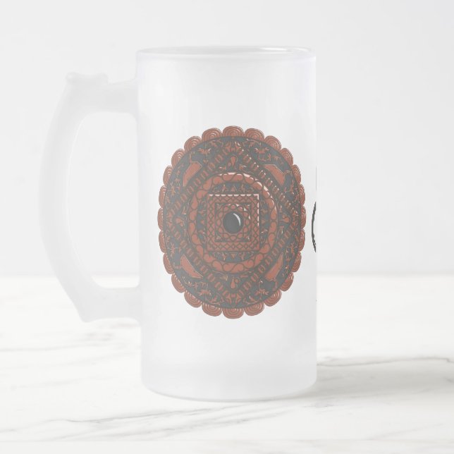 Leo Mandala Mug (Gauche)