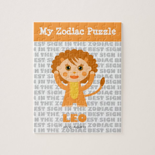 Leo, Mon Puzzle Zodiac (Vertical)