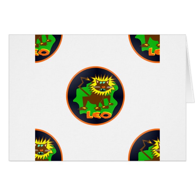 leo zodiac (Devant horizontal)