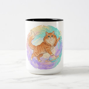 Leo Zodiac Chat Mug - Astrologie Cosmique Feline