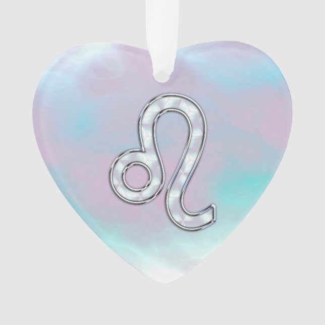 Leo Zodiac Connexion Pastels Style Nacre Imprimer (devant)