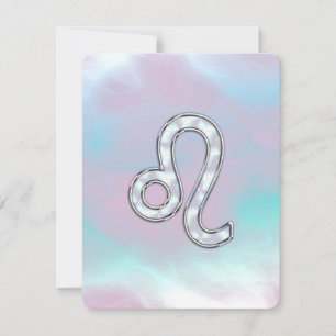 Leo Zodiac Connexion Pastels Style Nacre Imprimer