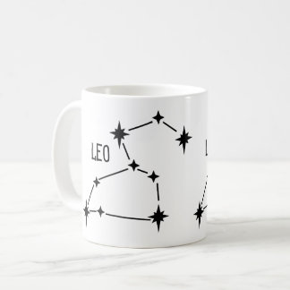 Leo zodiac horoscope cadeau de tasse