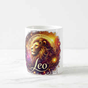 Leo Zodiac Mug - ♌ de design audacieux et radieux