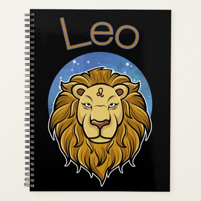Léo Zodiac Sign Calendar Planner (Devant)