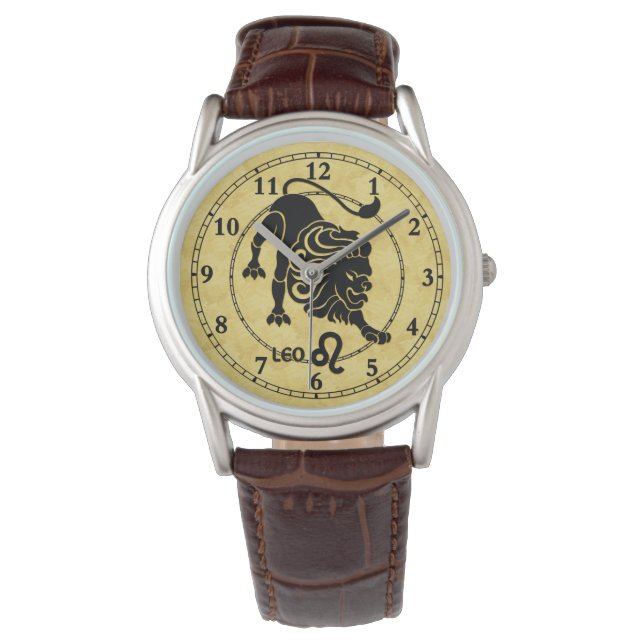 Leo Zodiac tous les types Moderne Designer Montres (devant)