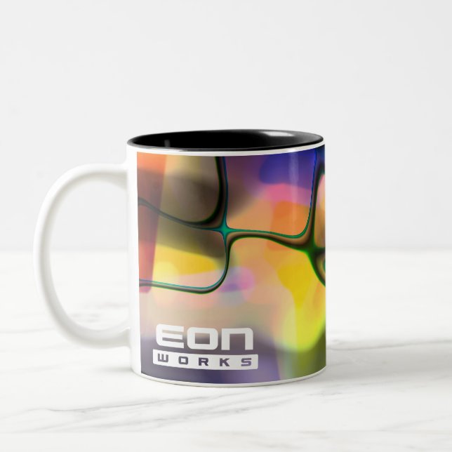 L'éon coloré fonctionne la tasse (Gauche)