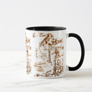 Léonard de Vinci a esquissé la tasse de café
