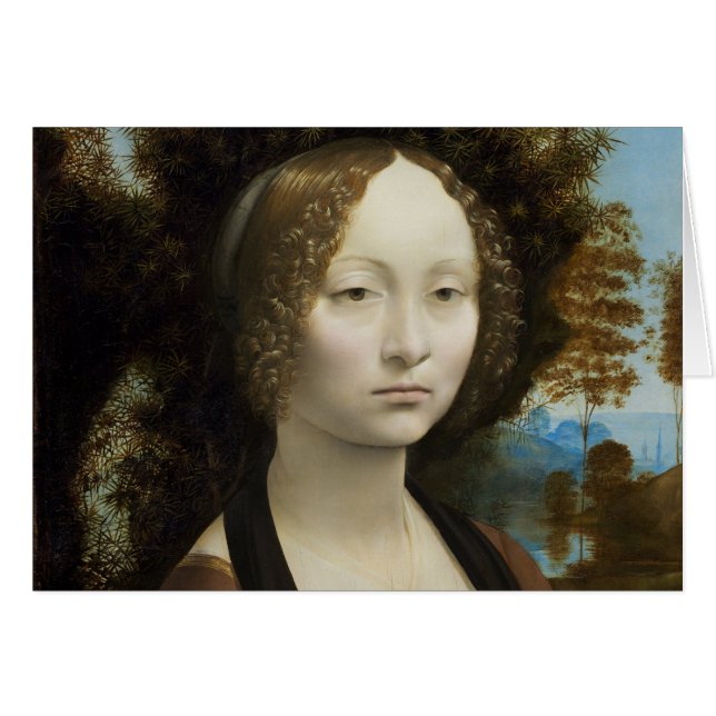 Leonardo Da Vinci Ginevra De' Benci Peinture (Devant Horizontal)