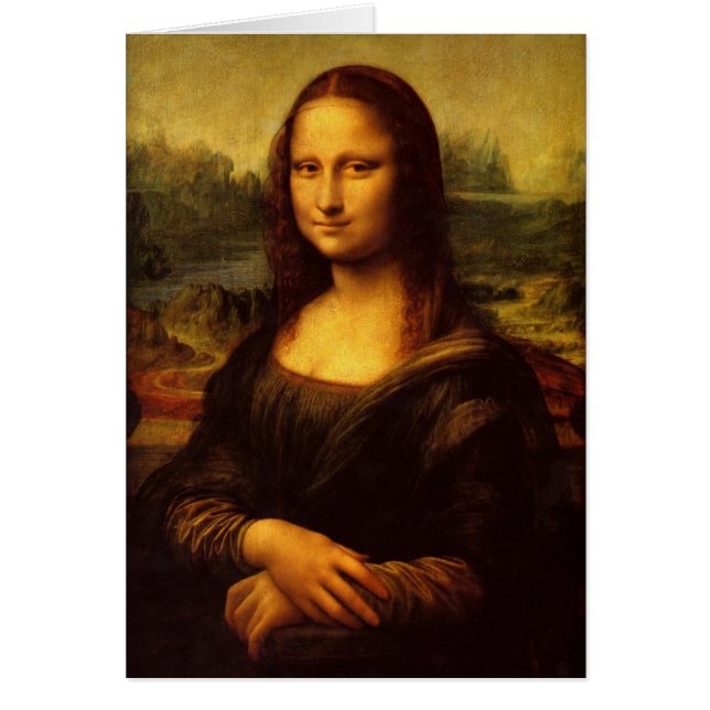 Leonardo Da Vinci Mona Lisa Fine Art Painting (Devant)