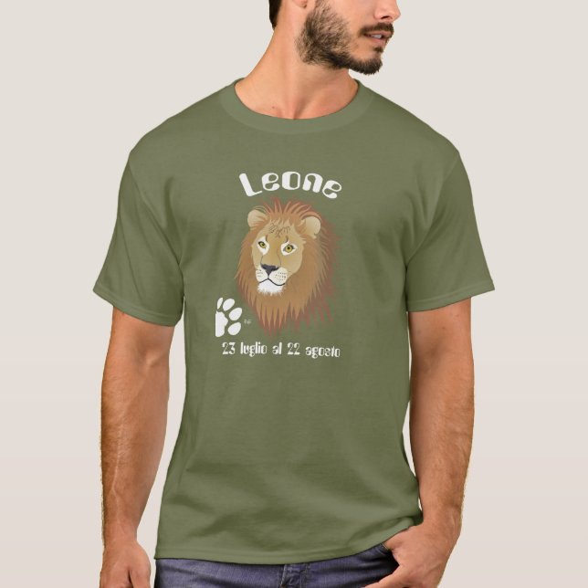 Leone 23 luglio al 22 agosto T-Shirt (Devant)
