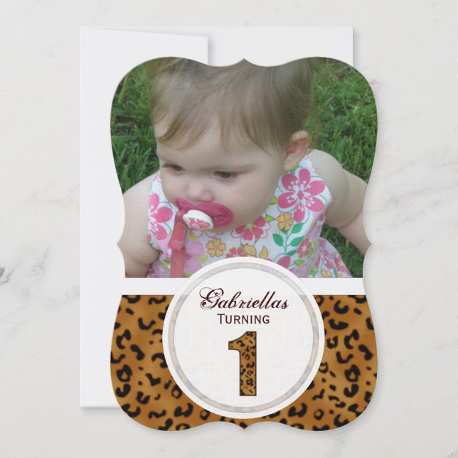 Leopard 1er anniversaire : Photo : Invitation de f (Devant)