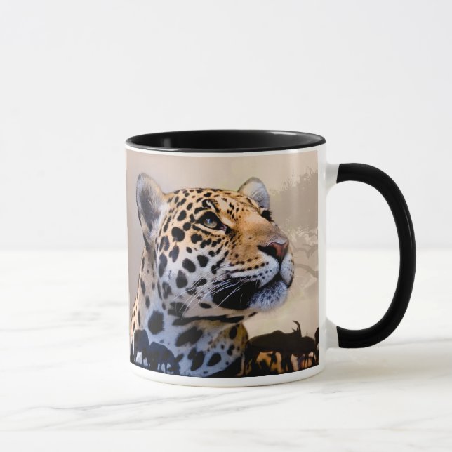 Leopard Art 1 Mug (Droite)