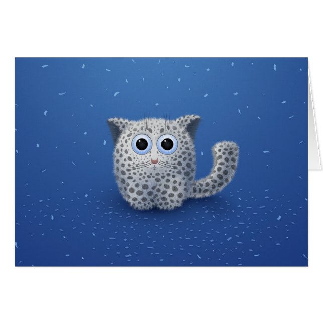 Léopard de neige (Devant horizontal)