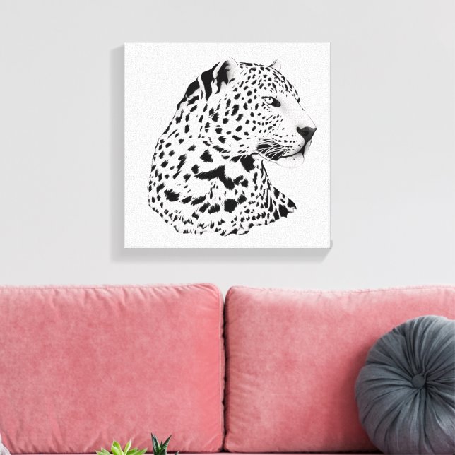Leopard des animaux de la Jungle toile étirée (Insitu(Salon))