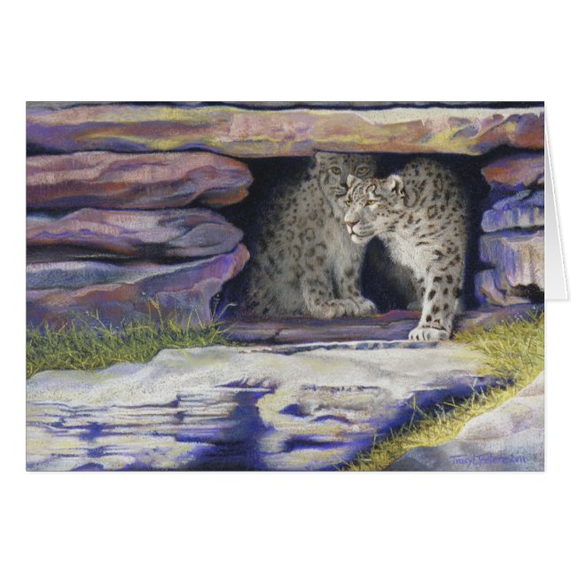 Léopard des neiges (Devant Horizontal)