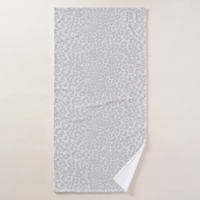 Léopard des neiges (Serviette de bain)