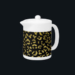 Leopard d'or, Parties scintillant d'or, Motif de l<br><div class="desc">Elégant,  élégant et sophistiqué motif léopard couleur or. Un cadeau moderne et branché,  parfait pour l'amant poster de animal de votre vie.</div>