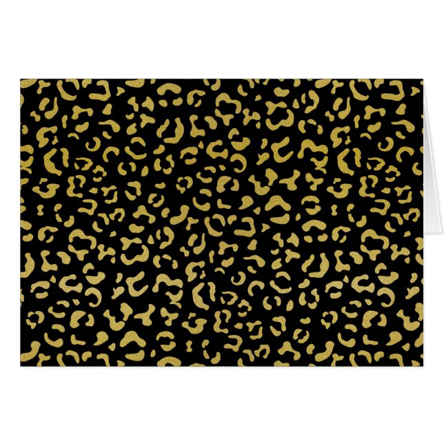 Leopard d'or, Parties scintillant d'or, Motif de l (Devant horizontal)