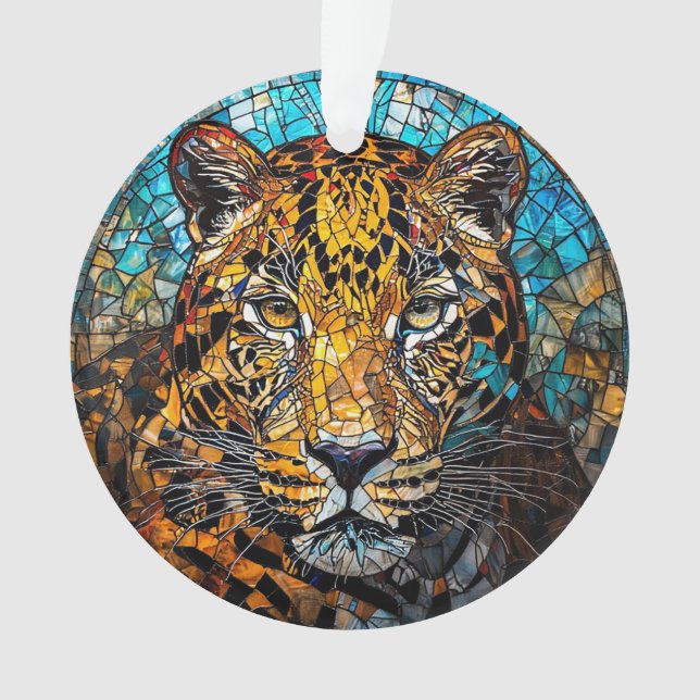 🐆 Léopard Double Toné Lumineux ❄️ Artistique Chau (devant)