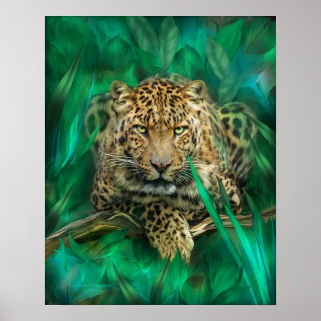 Leopard - Esprit D'Autonomisation Poster D'Art / I (Devant)
