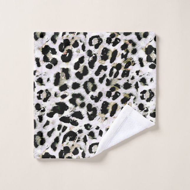 Leopard - imprimé tacheté animal (Gant de toilette)