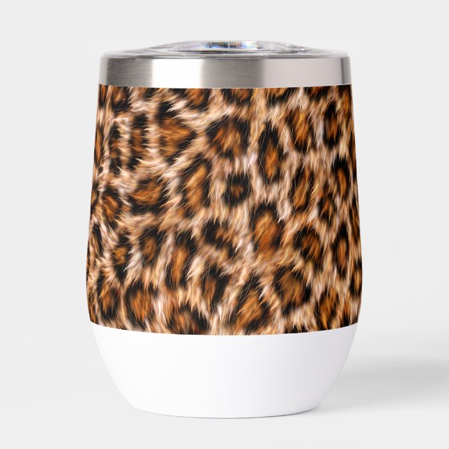 Leopard Jaguar Chat fourrure Brown Motif-24609 (Avant)