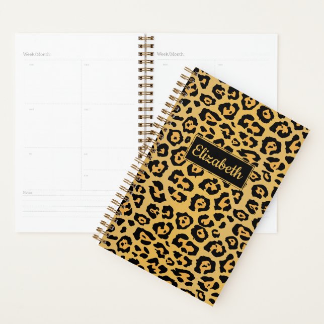 Leopard Motif personnalisé (Devant avec enveloppe)