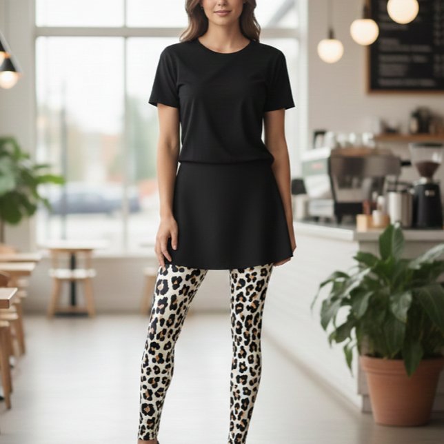 Leopard Print Leggings (Créateur téléchargé)