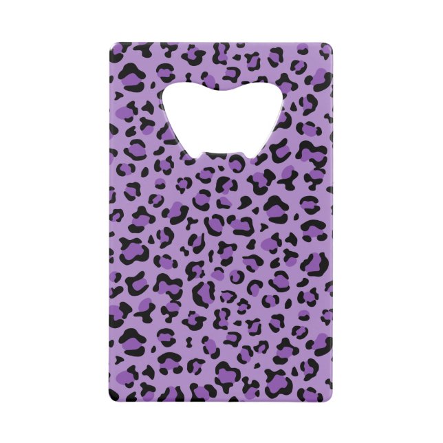 Leopard Print, Léopard Spots, Purple Leopard (Devant)