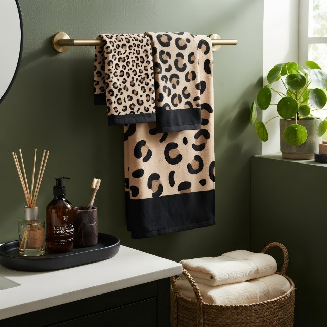 Leopard Print Towel Set (Créateur téléchargé)