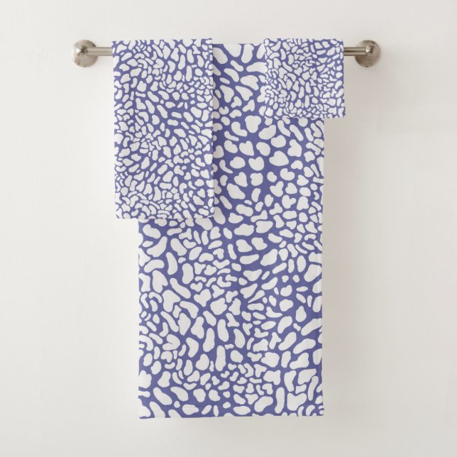 Leopard Spot Motif 2 Serviettes de bain Ensemble (En situation)