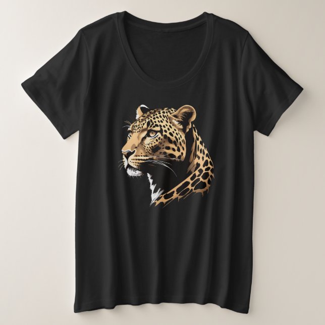 Leopard - Tête de panthère (Design devant)