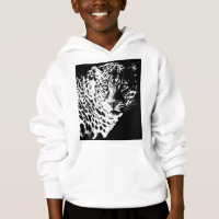 Leopard Visage Garçons Vêtements Mode Blanc