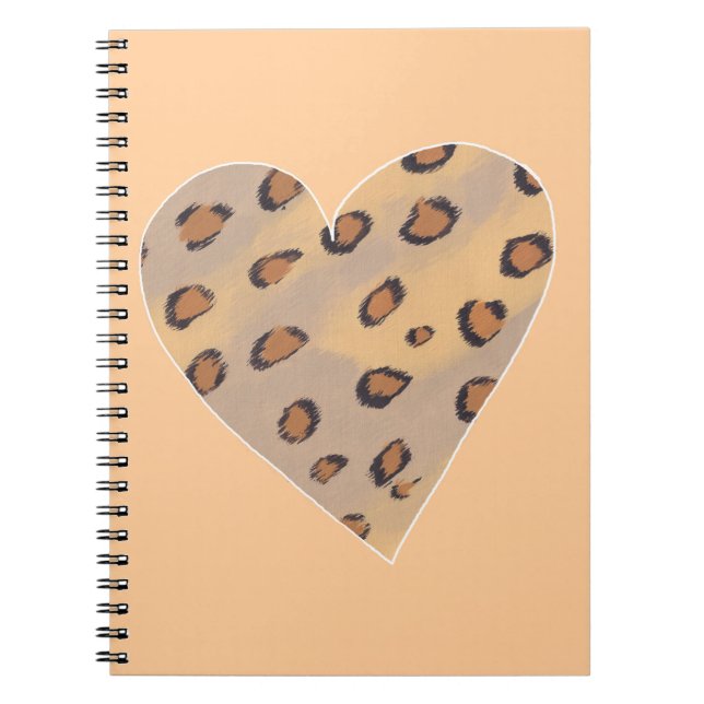 Leopards du coeur, Carnets personnalisés (Devant)