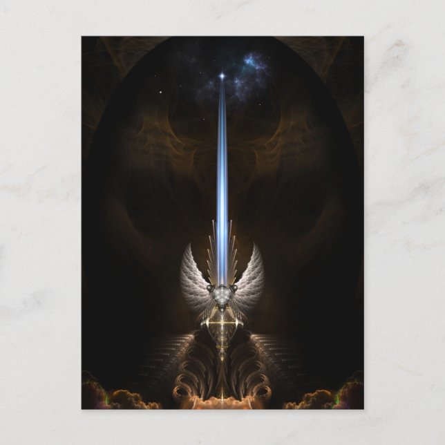 L'Épée Angel De La Carte Postale Arkledious (Devant)