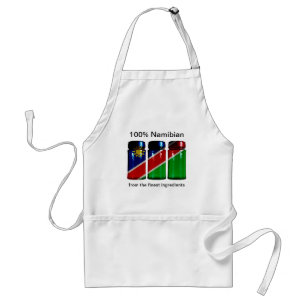 L'épice de drapeau de la Namibie cogne le tablier
