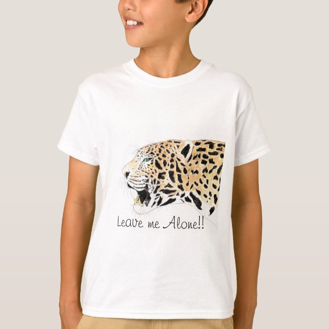 Lepord Laisse-moi tranquille ! ! T-shirt (Devant)
