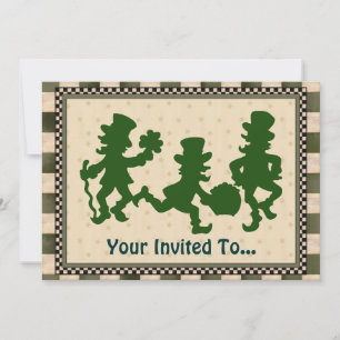 Leprechaun 2 Fête de la Saint Patrick Invitation