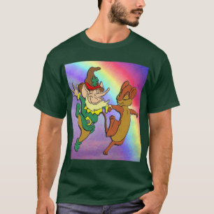 Leprechaun et la danse de la souris avec T-shirt a
